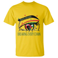 Breaking Every Chain T Shirt Black History Month Freedom Gift - Wonder Print Shop
