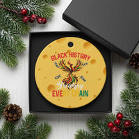 Phoenix Rising Breaking Every Chain Ceramic Ornament Black History Month Freedom Gift - Wonder Print Shop