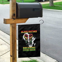 African American Civil Rights Gift Garden Flag Breaking Every Chain - Wonder Print Shop