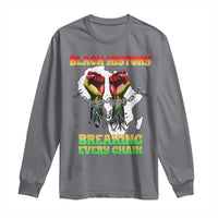 African American Civil Rights Gift Long Sleeve Shirt Breaking Every Chain - Wonder Print Shop