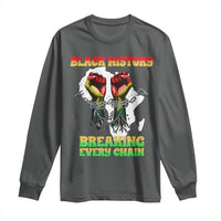 African American Civil Rights Gift Long Sleeve Shirt Breaking Every Chain - Wonder Print Shop