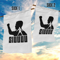 Siuuuu Number Seven Soccer Celebration Garden Flag Funny Sport Lovers Gift