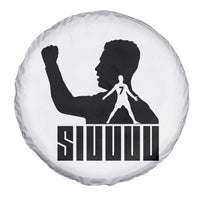 Siuuuu Number Seven Soccer Celebration Spare Tire Cover Funny Sport Lovers Gift