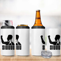 Siuuuu Number Seven Soccer Celebration 4 in 1 Can Cooler Tumbler Funny Sport Lovers Gift