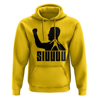 Siuuuu Number Seven Soccer Celebration Hoodie Funny Sport Lovers Gift