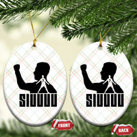 Siuuuu Number Seven Soccer Celebration Ceramic Ornament Funny Sport Lovers Gift