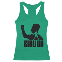 Siuuuu Number Seven Soccer Celebration Racerback Tank Top Funny Sport Lovers Gift