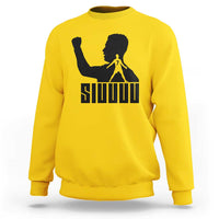 Siuuuu Number Seven Soccer Celebration Sweatshirt Funny Sport Lovers Gift