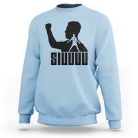 Siuuuu Number Seven Soccer Celebration Sweatshirt Funny Sport Lovers Gift