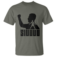 Siuuuu Number Seven Soccer Celebration T Shirt Funny Sport Lovers Gift