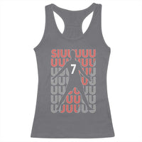 Siuuuu Soccer Celebration Racerback Tank Top Gift For Fans