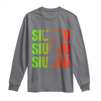 Siuuuu Soccer Celebration Long Sleeve Shirt Gift For Soccer Lovers