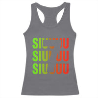 Siuuuu Soccer Celebration Racerback Tank Top Gift For Soccer Lovers