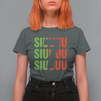 Siuuuu Soccer Celebration T Shirt For Women Gift For Soccer Lovers