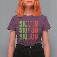Siuuuu Soccer Celebration T Shirt For Women Gift For Soccer Lovers