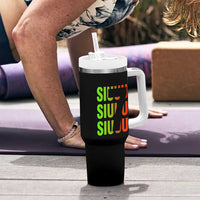Siuuuu Soccer Celebration Tumbler With Handle Gift For Soccer Lovers