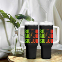 Siuuuu Soccer Celebration Tumbler With Handle Gift For Soccer Lovers