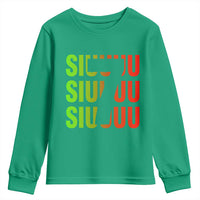 Siuuuu Soccer Celebration Youth Sweatshirt Gift For Soccer Lovers