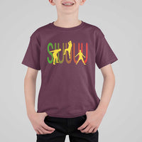 Funny Game Day Soccer Celebration Gift T Shirt For Kid Siuuuu