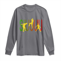 Funny Game Day Soccer Celebration Gift Long Sleeve Shirt Siuuuu