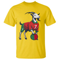 Number Seven Soccer GOAT Siuuuu Celebration T Shirt