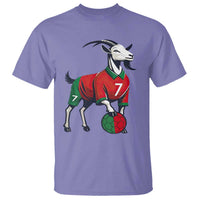 Number Seven Soccer GOAT Siuuuu Celebration T Shirt