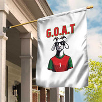 Siuuuu Goat Soccer Celebration Garden Flag Gift For Fans