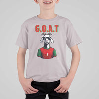 Siuuuu Goat Soccer Celebration T Shirt For Kid Gift For Fans