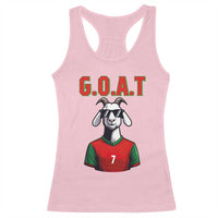 Siuuuu Goat Soccer Celebration Racerback Tank Top Gift For Fans