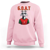 Siuuuu Goat Soccer Celebration Sweatshirt Gift For Fans