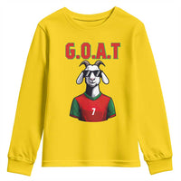 Siuuuu Goat Soccer Celebration Youth Sweatshirt Gift For Fans