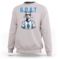 The Goat Of Soccer Number Ten Sweatshirt Gift For Fans