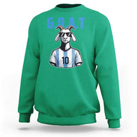 The Goat Of Soccer Number Ten Sweatshirt Gift For Fans