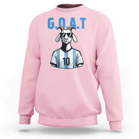 The Goat Of Soccer Number Ten Sweatshirt Gift For Fans