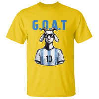 The Goat Of Soccer Number Ten T Shirt Gift For Fans