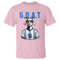 The Goat Of Soccer Number Ten T Shirt Gift For Fans