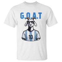 The Goat Of Soccer Number Ten T Shirt Gift For Fans