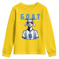The Goat Of Soccer Number Ten Youth Sweatshirt Gift For Fans
