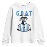 The Goat Of Soccer Number Ten Youth Sweatshirt Gift For Fans