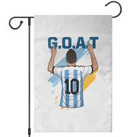 Legendary Number 10 Garden Flag Goat Of Soccer Gift For Fans