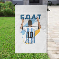 Legendary Number 10 Garden Flag Goat Of Soccer Gift For Fans