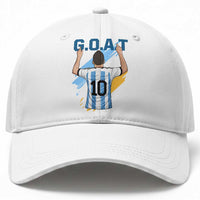 Legendary Number 10 Baseball Cap Goat Of Soccer Gift For Fans
