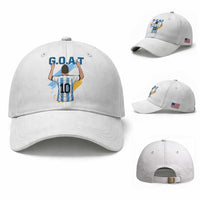Legendary Number 10 Baseball Cap Goat Of Soccer Gift For Fans