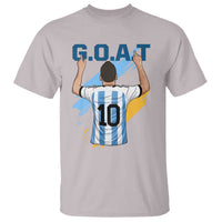 Legendary Number 10 T Shirt Goat Of Soccer Gift For Fans