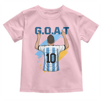 Legendary Number 10 Toddler T Shirt Goat Of Soccer Gift For Fans