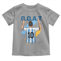 Legendary Number 10 Toddler T Shirt Goat Of Soccer Gift For Fans