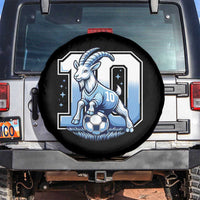 Number Ten The Goat Of Football Fans Spare Tire Cover Soccer Lover Gift