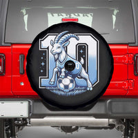 Number Ten The Goat Of Football Fans Spare Tire Cover Soccer Lover Gift