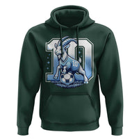 Number Ten The Goat Of Football Fans Hoodie Soccer Lover Gift