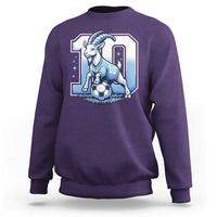Number Ten The Goat Of Football Fans Sweatshirt Soccer Lover Gift